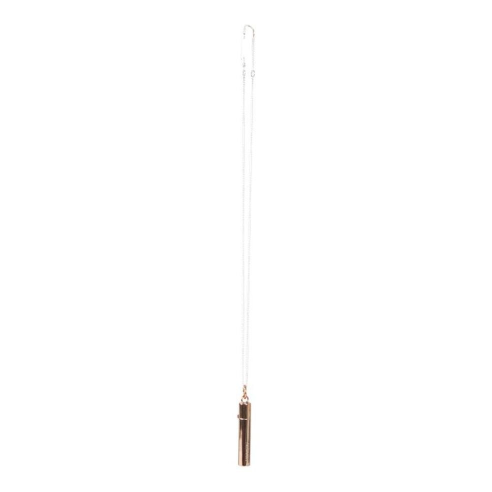 AMBUSH Cylinder Pendant Necklace Men BRONZE Necklaces